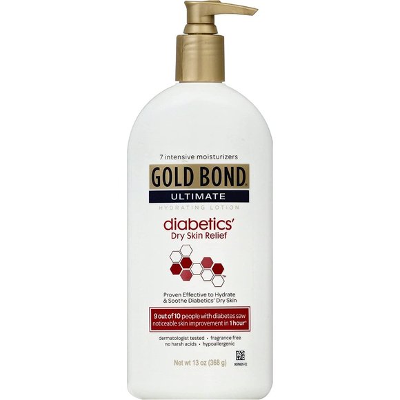 Gold Bond Ultimate Diabetic Skin Relief body Lotion, Fragrance Free 13 Oz 368 g